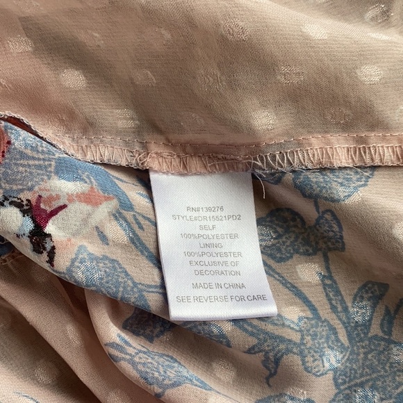 DR2 Daniel Rainn Floral Peplum Top Size Small - Picture 9 of 12